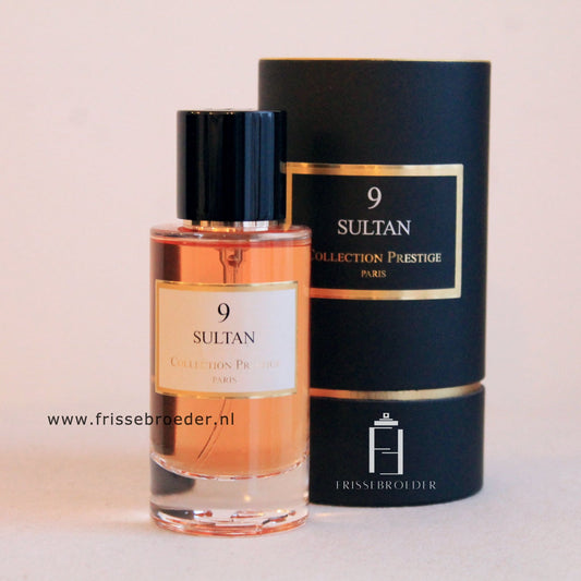 Collection Prestige Sultan 9 parfumflesje - 50 ml - unisex geur voor mannen en vrouwen